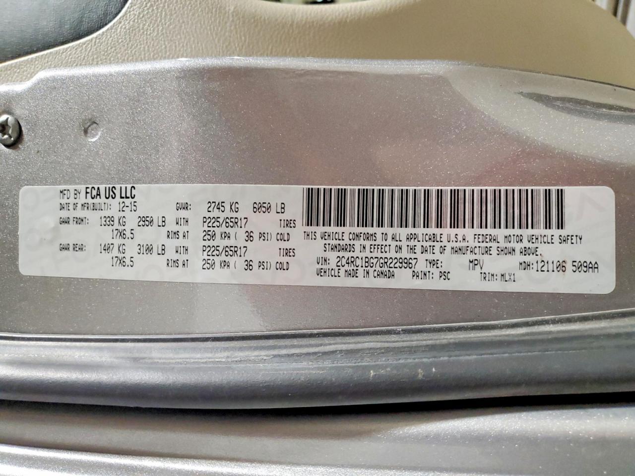 2016 Chrysler Town & Country Touring