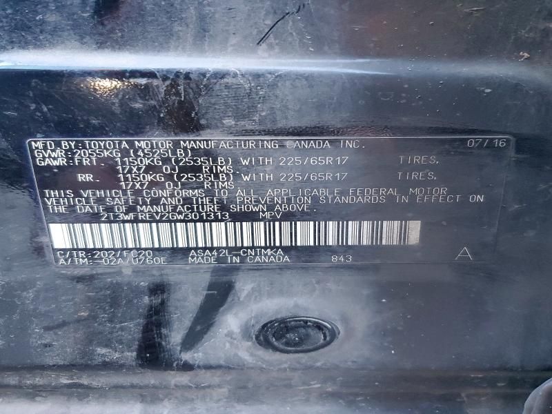 2016 Toyota Rav4 xle