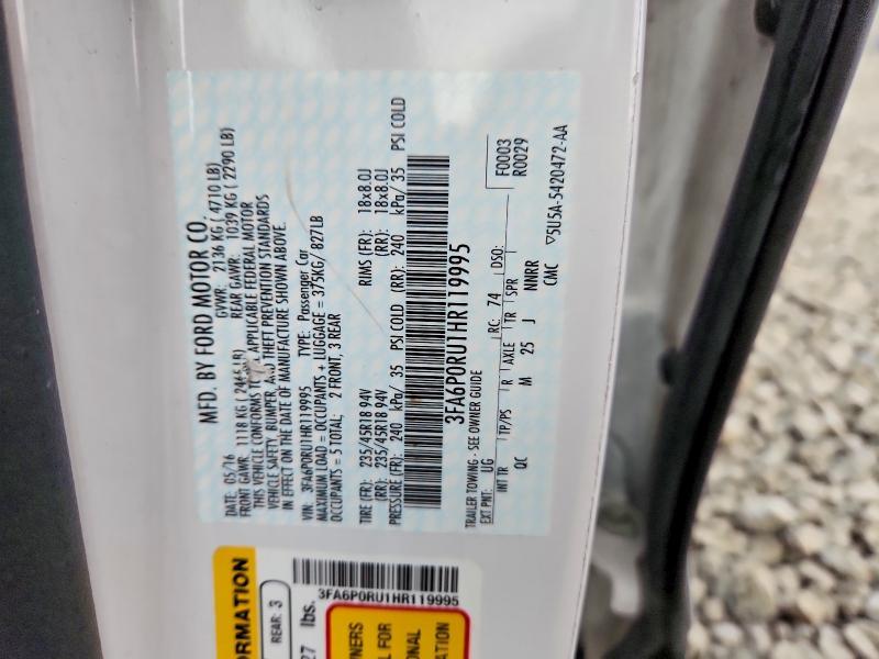 2017 Ford Fusion Titanium hev
