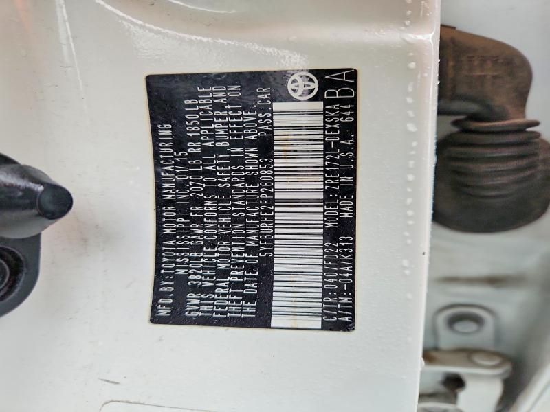 2015 Toyota Corolla l