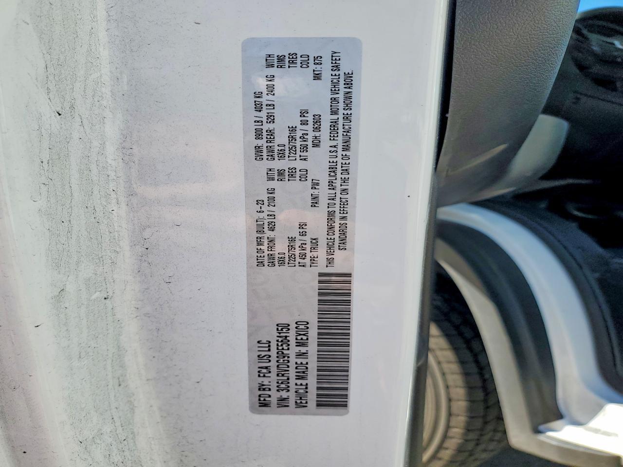 2023 Dodge RAM Promaster 2500 2500 High