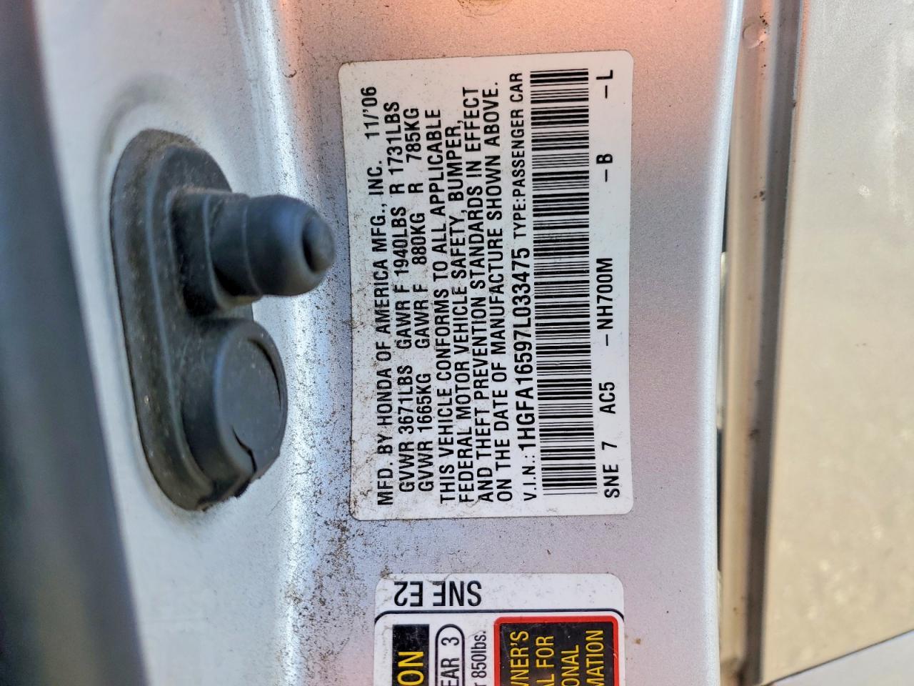 2007 Honda Civic lx