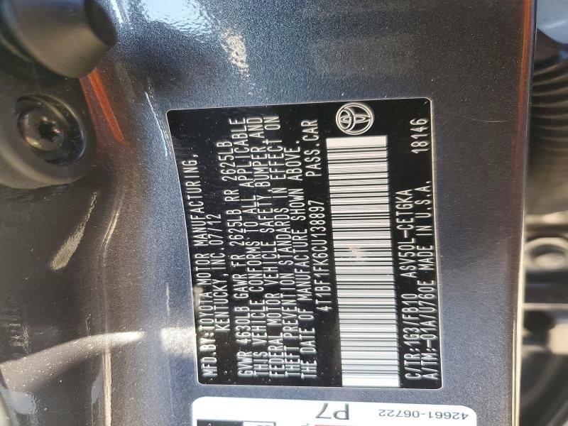 2012 Toyota Camry Base