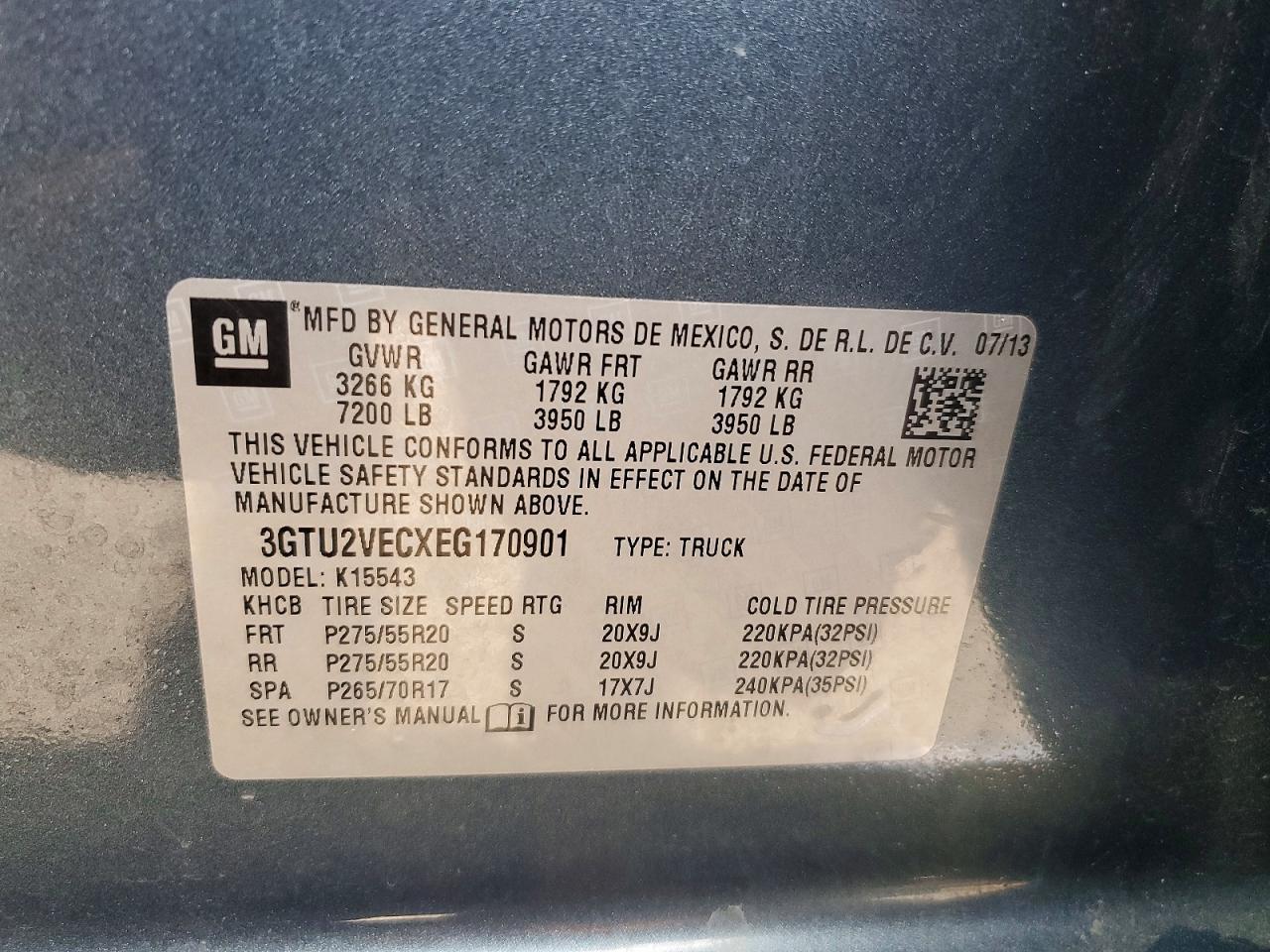 2014 GMC Sierra K1500 slt