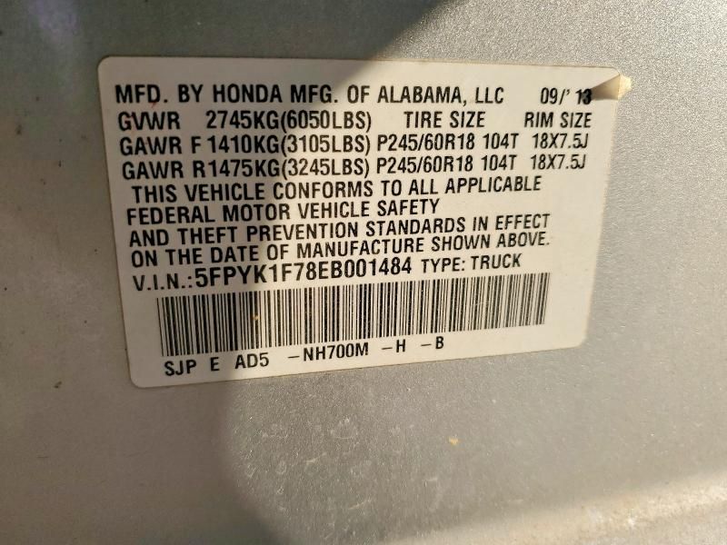 2014 Honda Ridgeline Sport