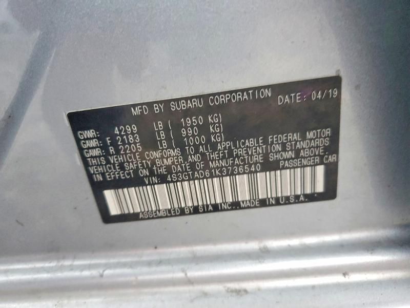 2019 Subaru Impreza Premium