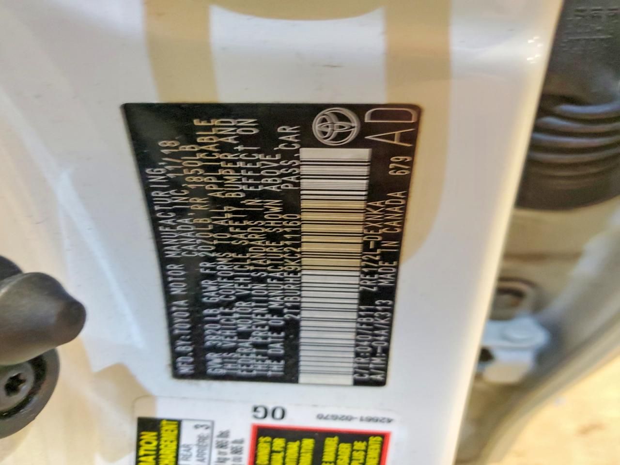 2019 Toyota Corolla l