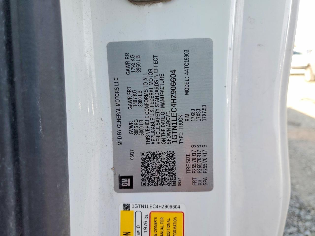 2017 GMC Sierra C1500