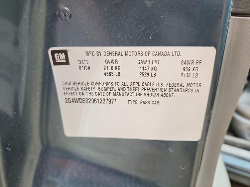 2006 Buick Lacrosse cxl