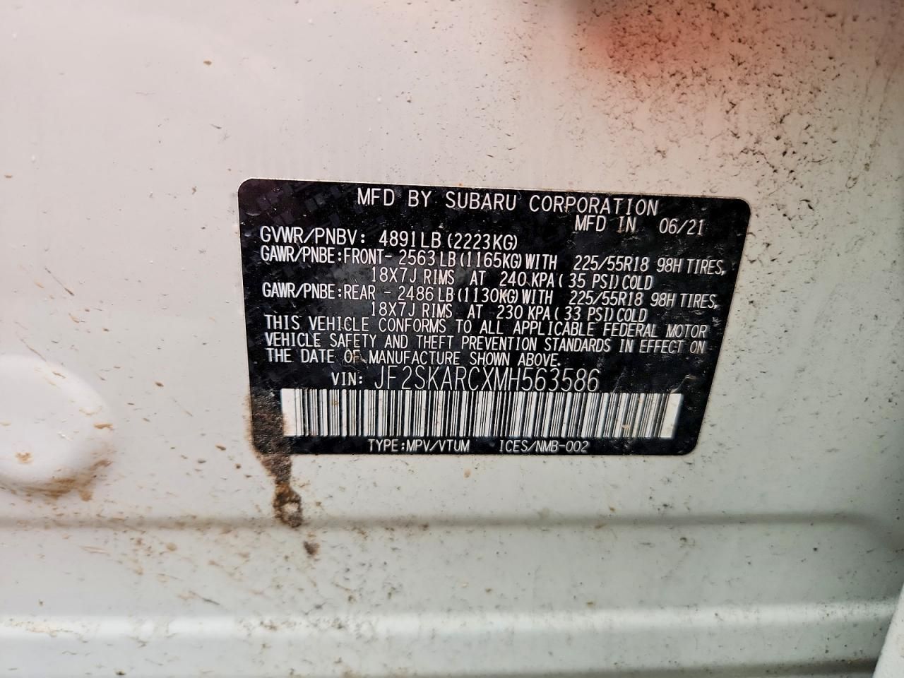 2021 Subaru Forester Sport