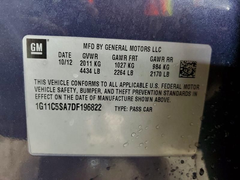 2013 Chevrolet Malibu 1LT