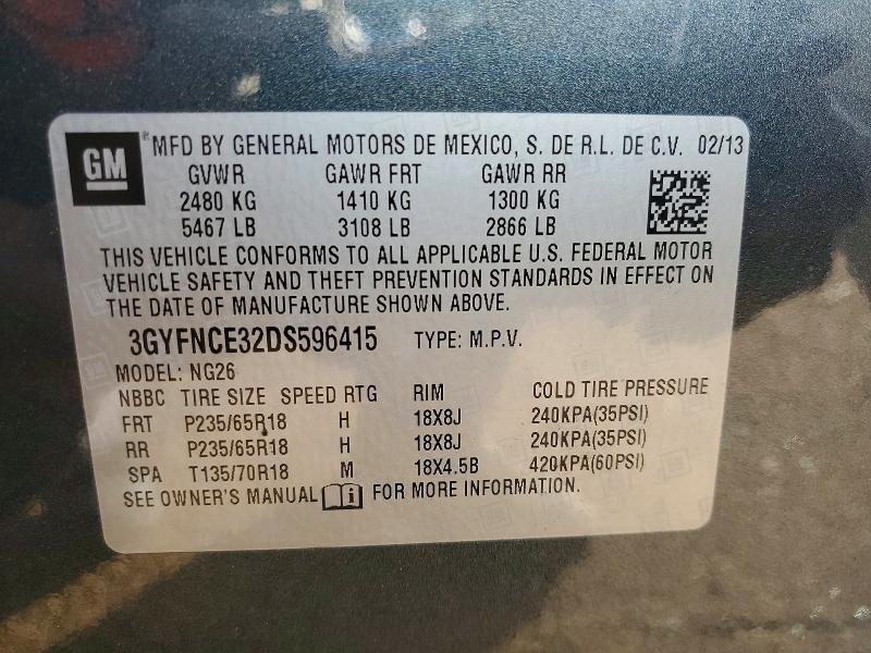 2013 Cadillac Srx Luxury Collection