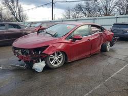 Salvage cars for sale from Copart Moraine, OH: 2018 Chevrolet Cruze lt