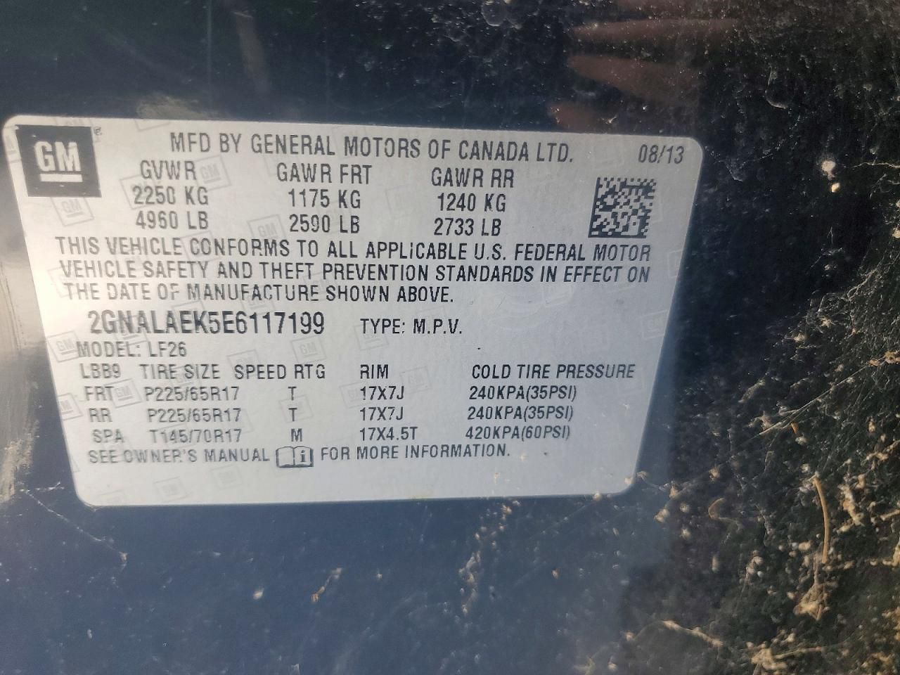 2014 Chevrolet Equinox ls