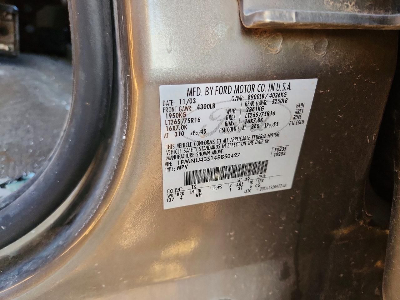 2004 Ford Excursion Limited