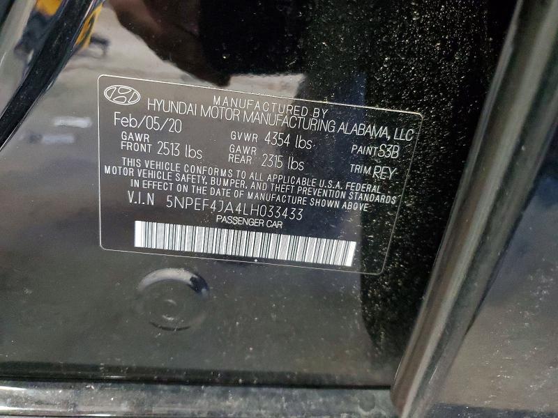 2020 Hyundai Sonata sel