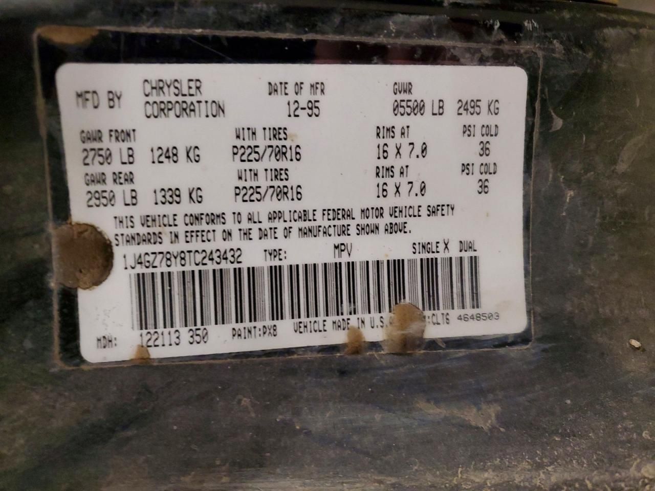 1996 Jeep Grand Cherokee Limited