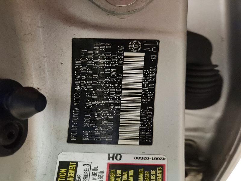 2015 Toyota Corolla l