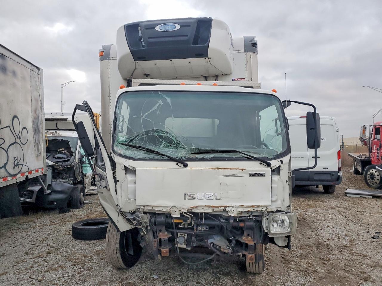 2020 Isuzu NPR XD Refrigerated BOX Truck