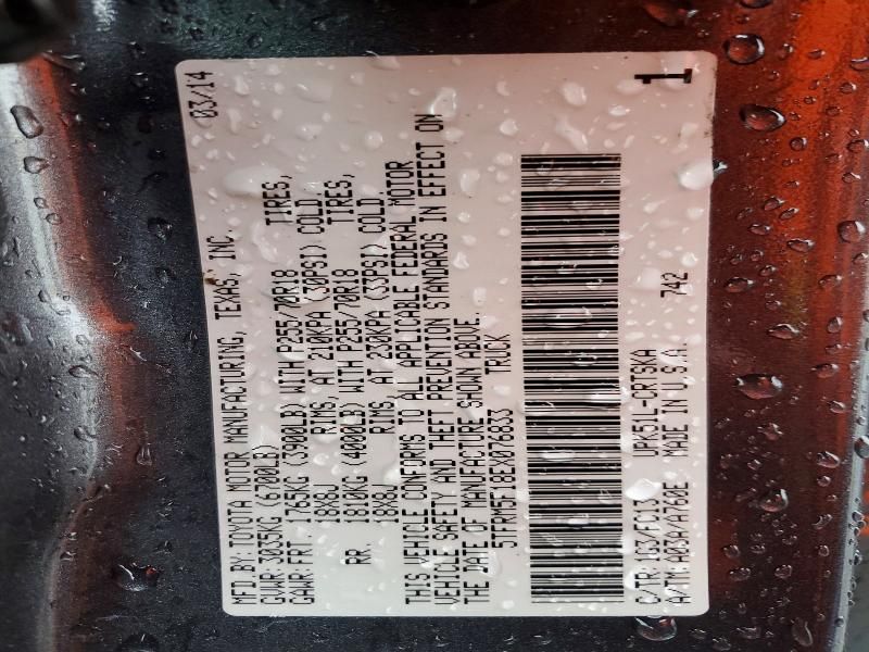 2014 Toyota Tundra Double cab sr