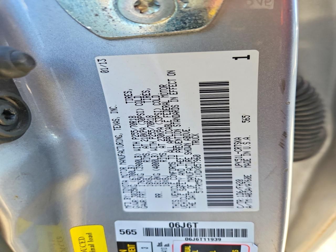 2013 Toyota Tundra Double Cab SR5