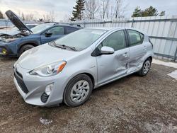 Toyota Prius salvage cars for sale: 2015 Toyota Prius c
