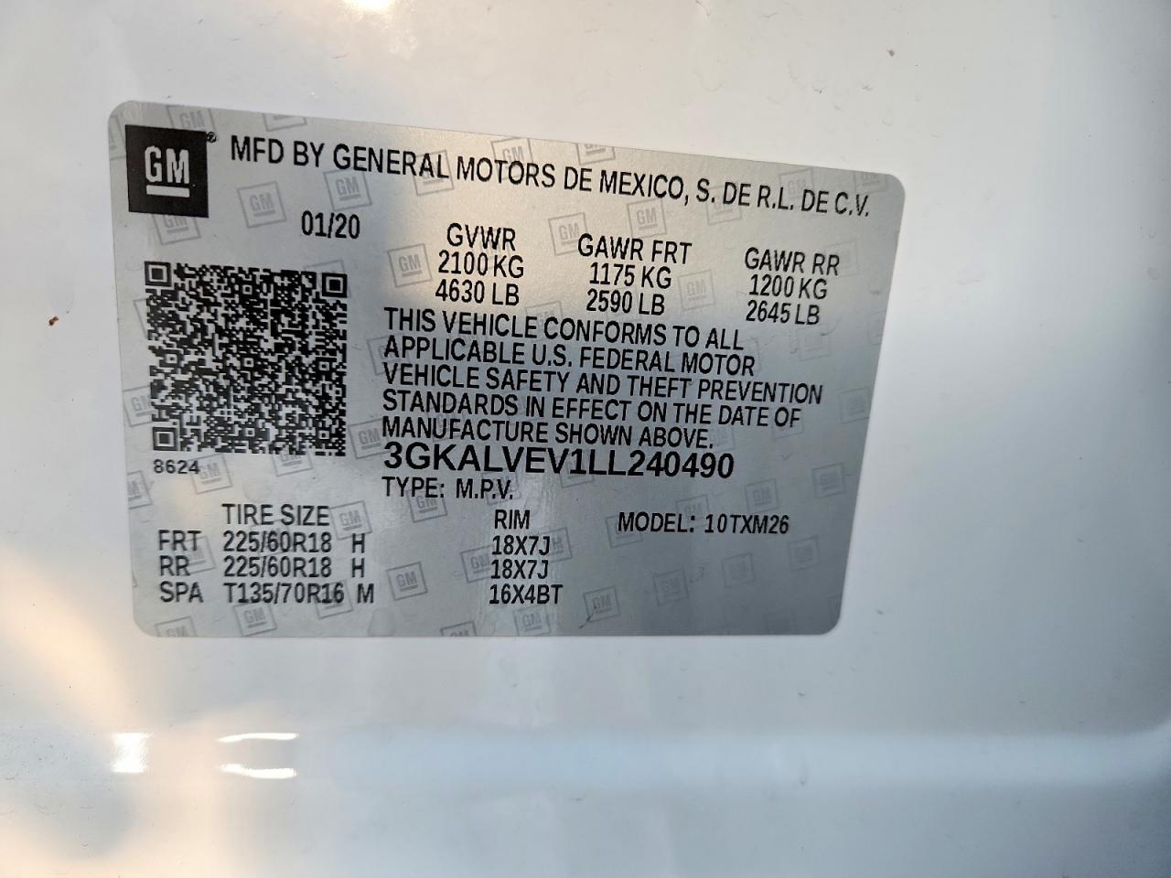 2020 GMC Terrain slt