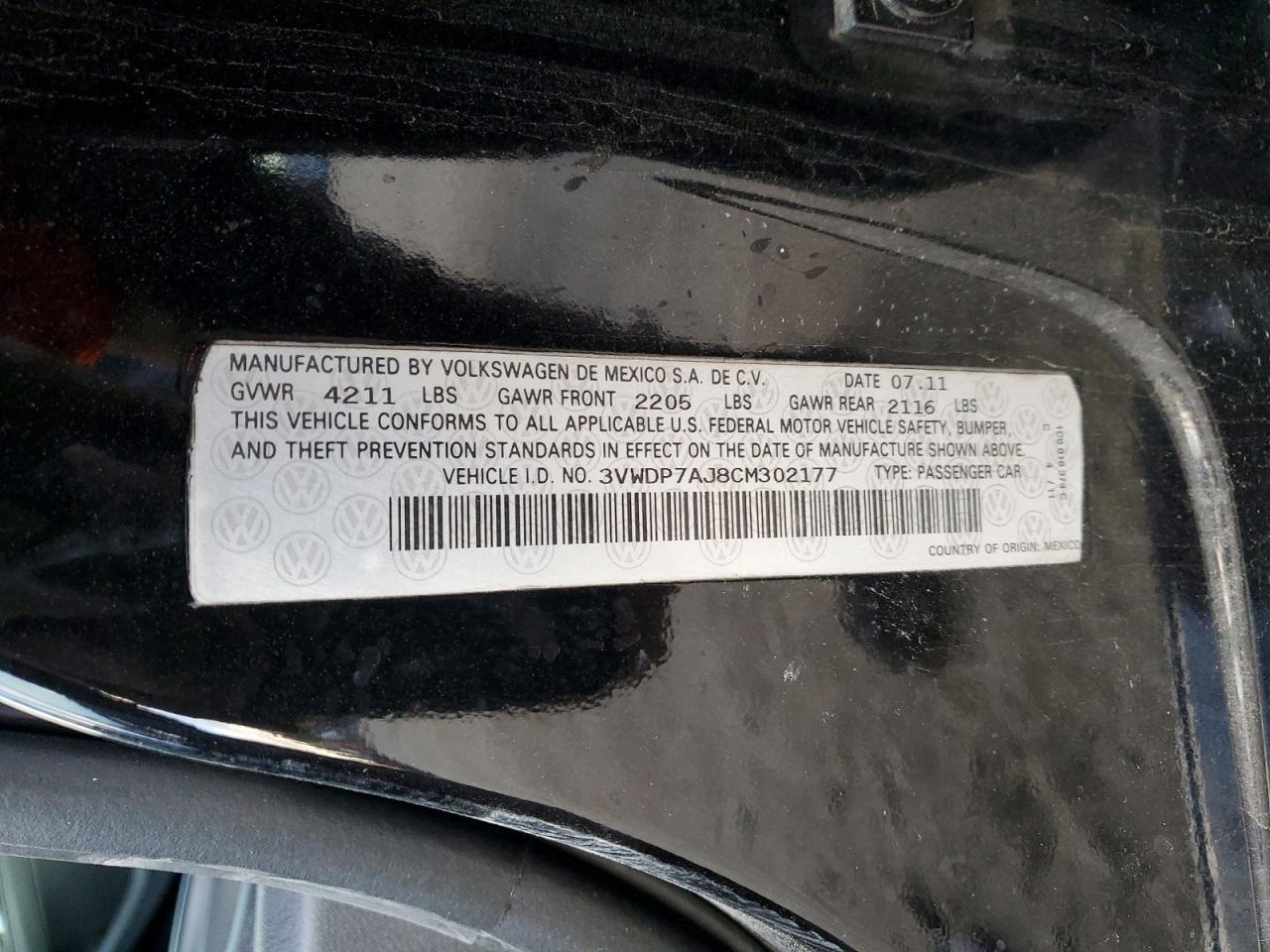2012 Volkswagen Jetta se