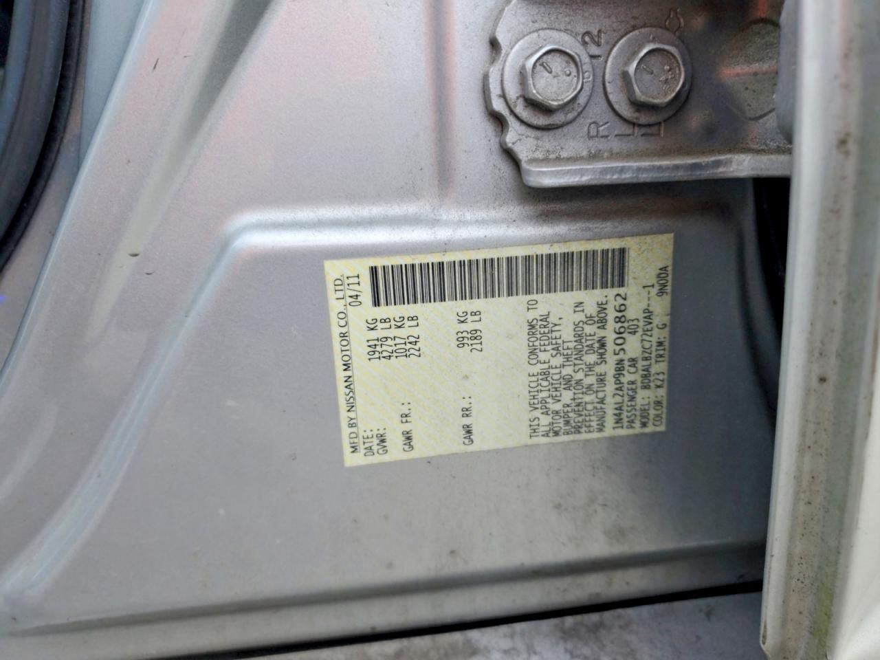 2011 Nissan Altima Base