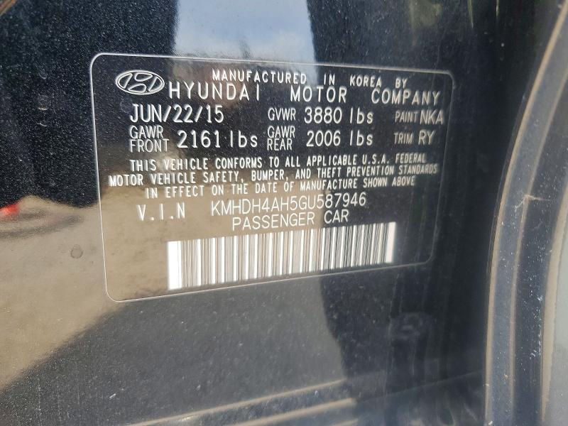 2016 Hyundai Elantra se