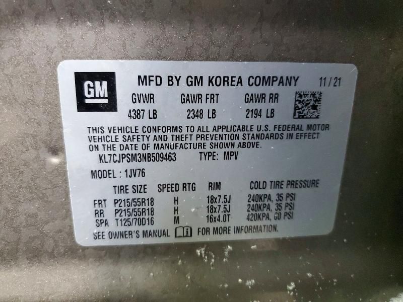 2022 Chevrolet Trax 1LT