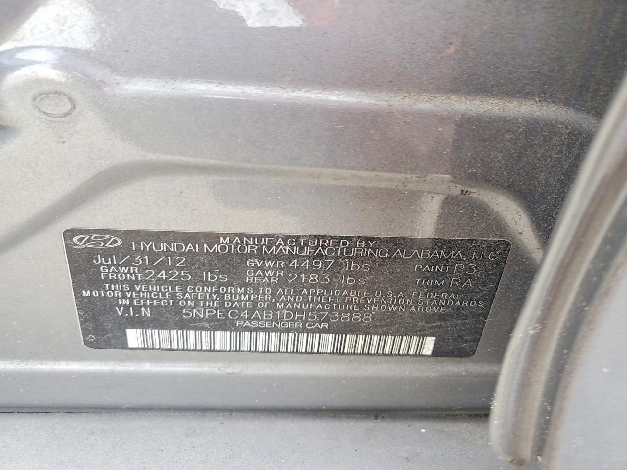2013 Hyundai Sonata se