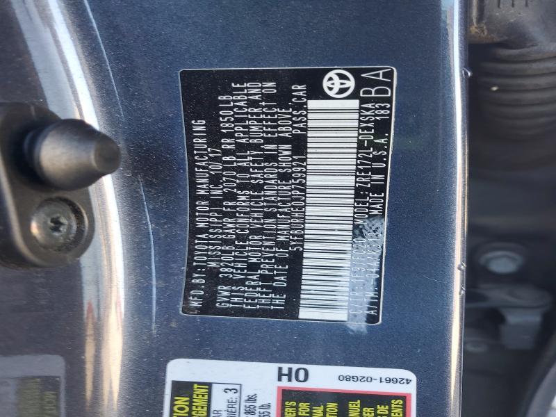 2018 Toyota Corolla l