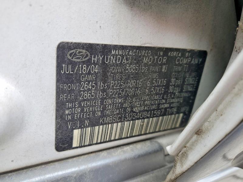 2004 Hyundai Santa fe gls