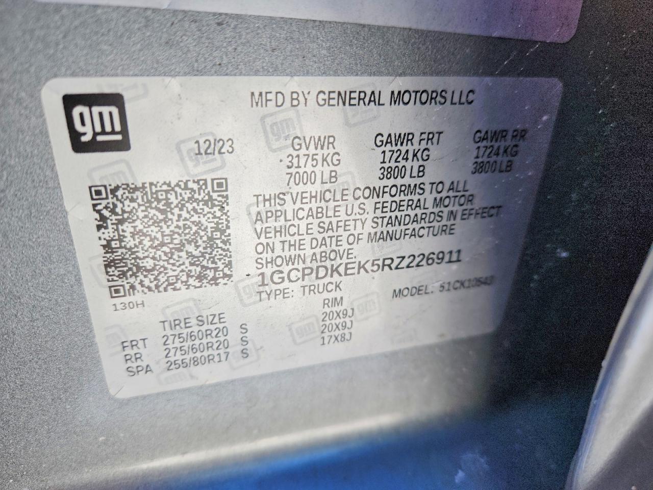 2024 Chevrolet Silverado K1500 LT-L