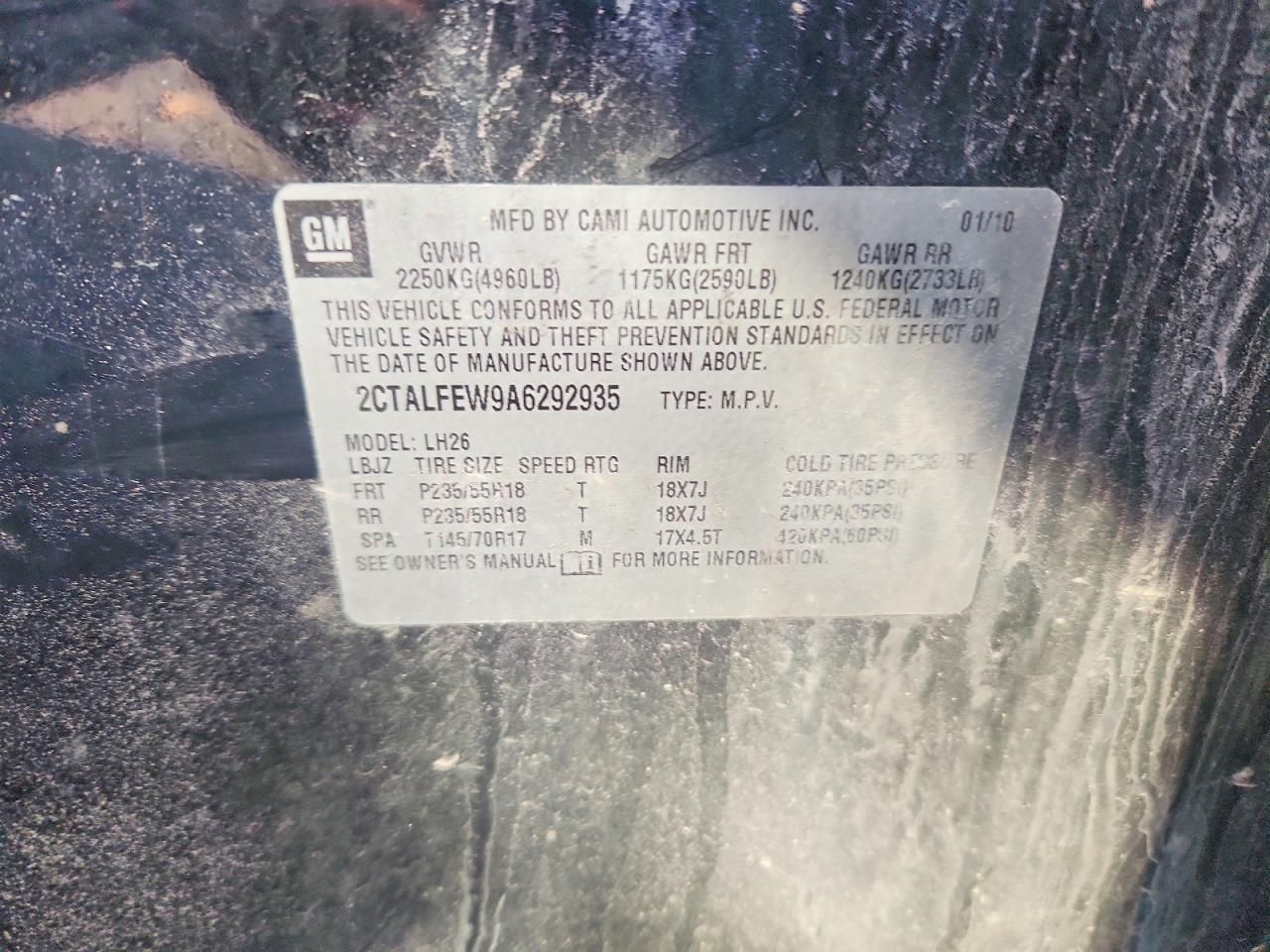 2010 GMC Terrain slt