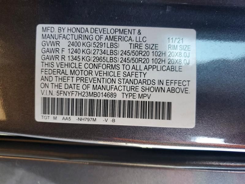 2021 Honda Passport Sport