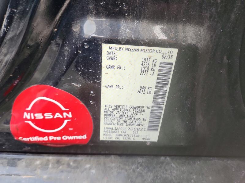 2018 Niss Altima 2.5
