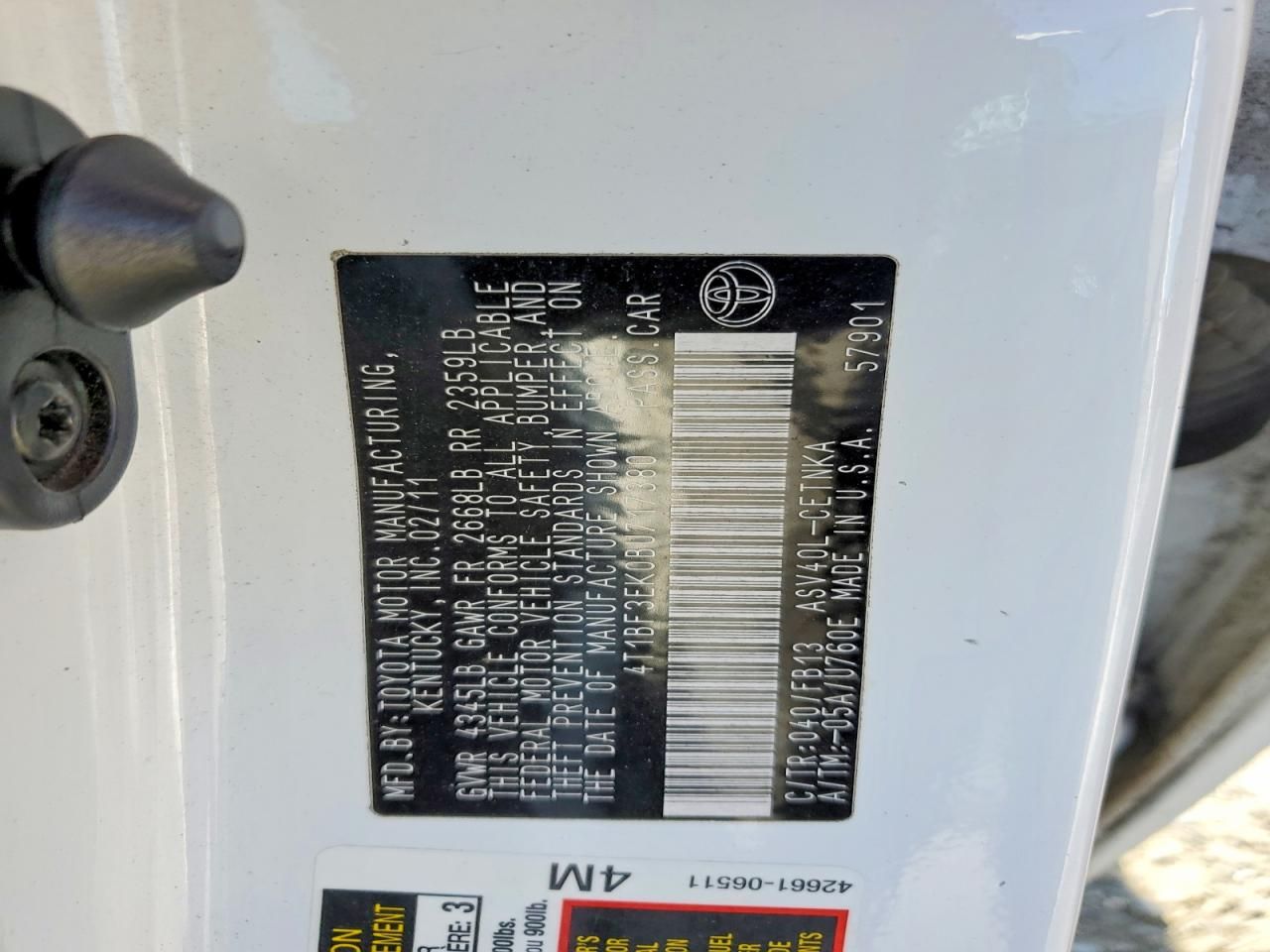 2011 Toyota Camry Base