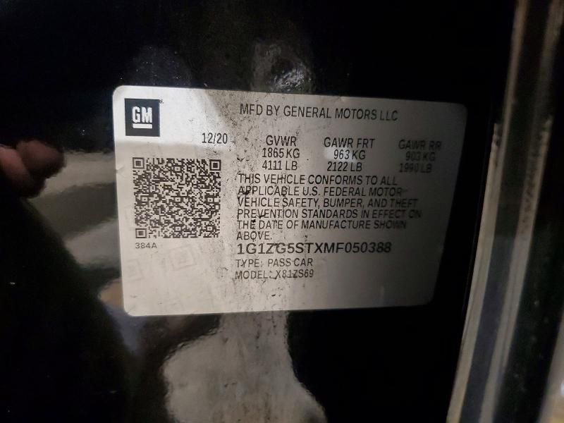 2021 Chevrolet Malibu rs