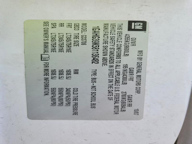 2008 Chev Express G3500