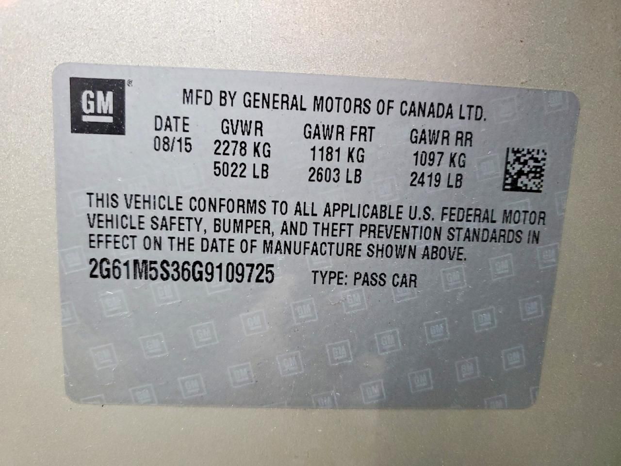 2016 Cadillac Xts Luxury Collection