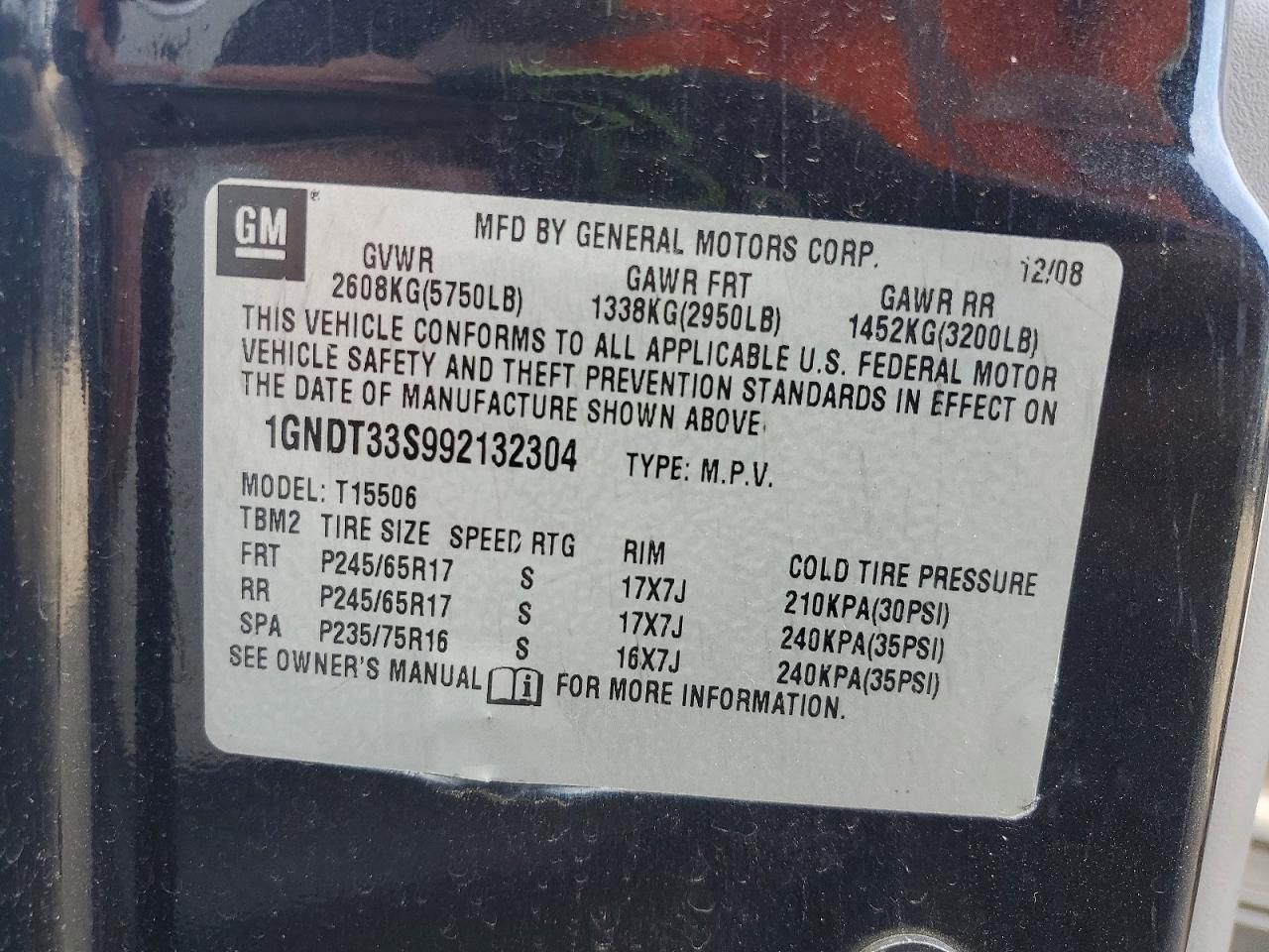 2009 Chevrolet Trailblazer lt