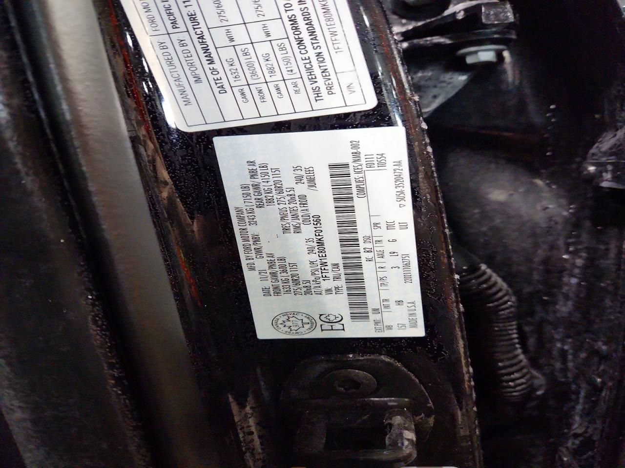 2021 Ford F150 Supercrew