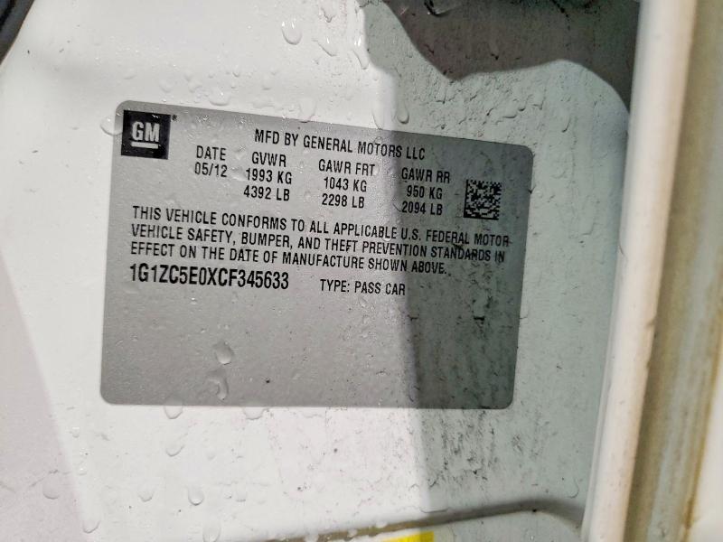 2012 Chevrolet Malibu 1LT