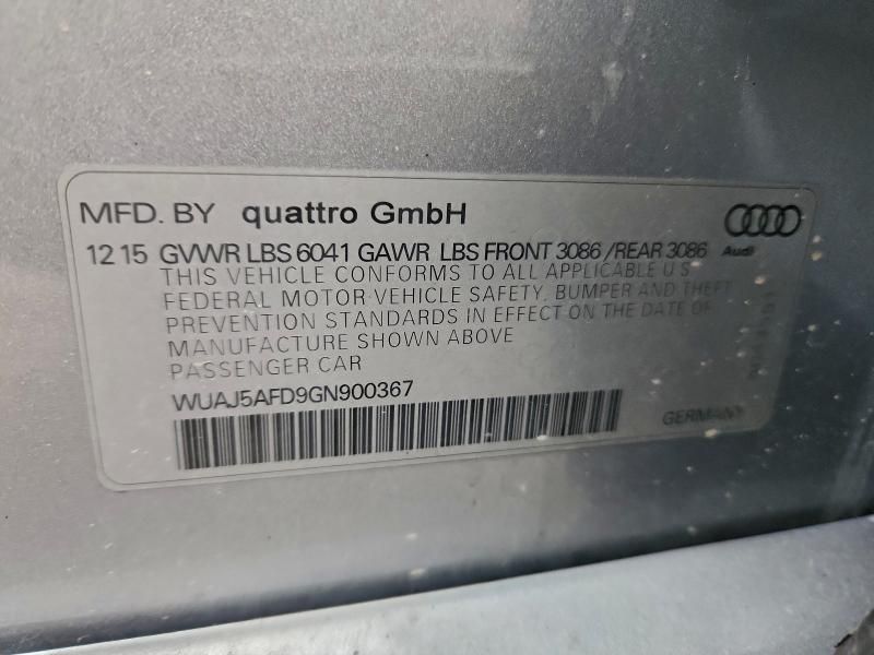 2016 Audi S8 Plus Quattro