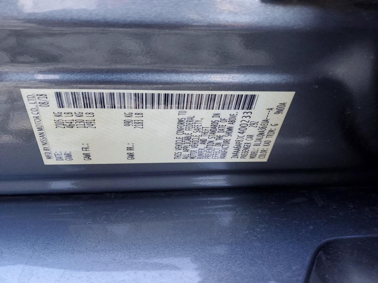 2018 Nissan Maxima 3.5s