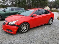 Salvage cars for sale from Copart Fairburn, GA: 2014 Chevrolet Cruze eco