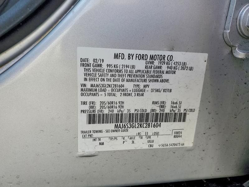 2019 Ford Ecosport se