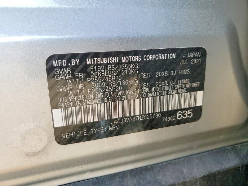 2022 Mitsubishi Outlander sel